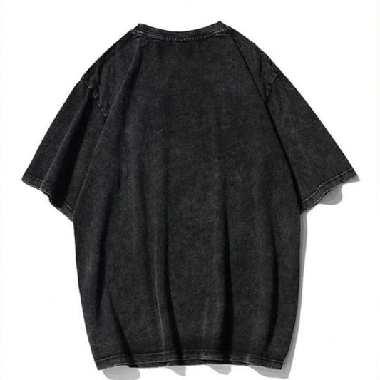 Men’S T Shirts Retro Washed Loose-Fit Cotton T-Shirt – Casual & Sporty, Comfy Everyday Tee for Men & Women