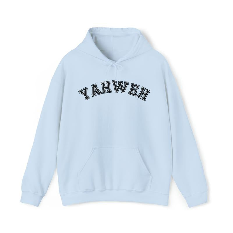 Hoodies for Men, Christian Hoodies, Yahweh Hoodie, Cute Christian Gifts, Christian Clothing