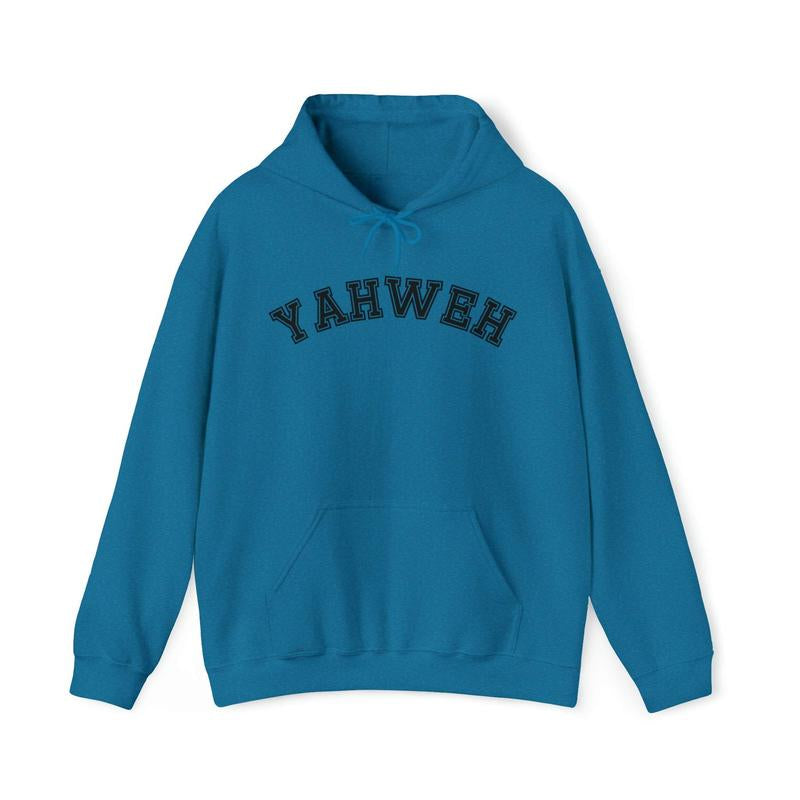 Hoodies for Men, Christian Hoodies, Yahweh Hoodie, Cute Christian Gifts, Christian Clothing